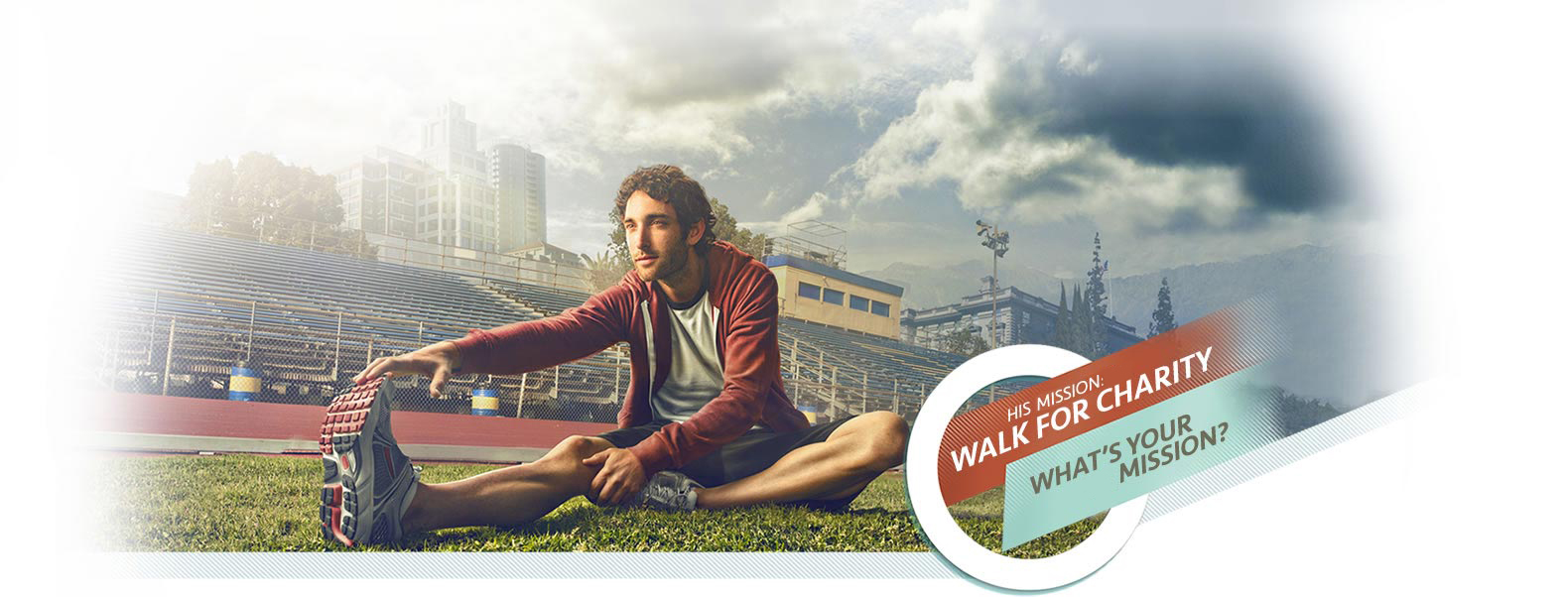 His mission is to walk for charity. What’s your mission?